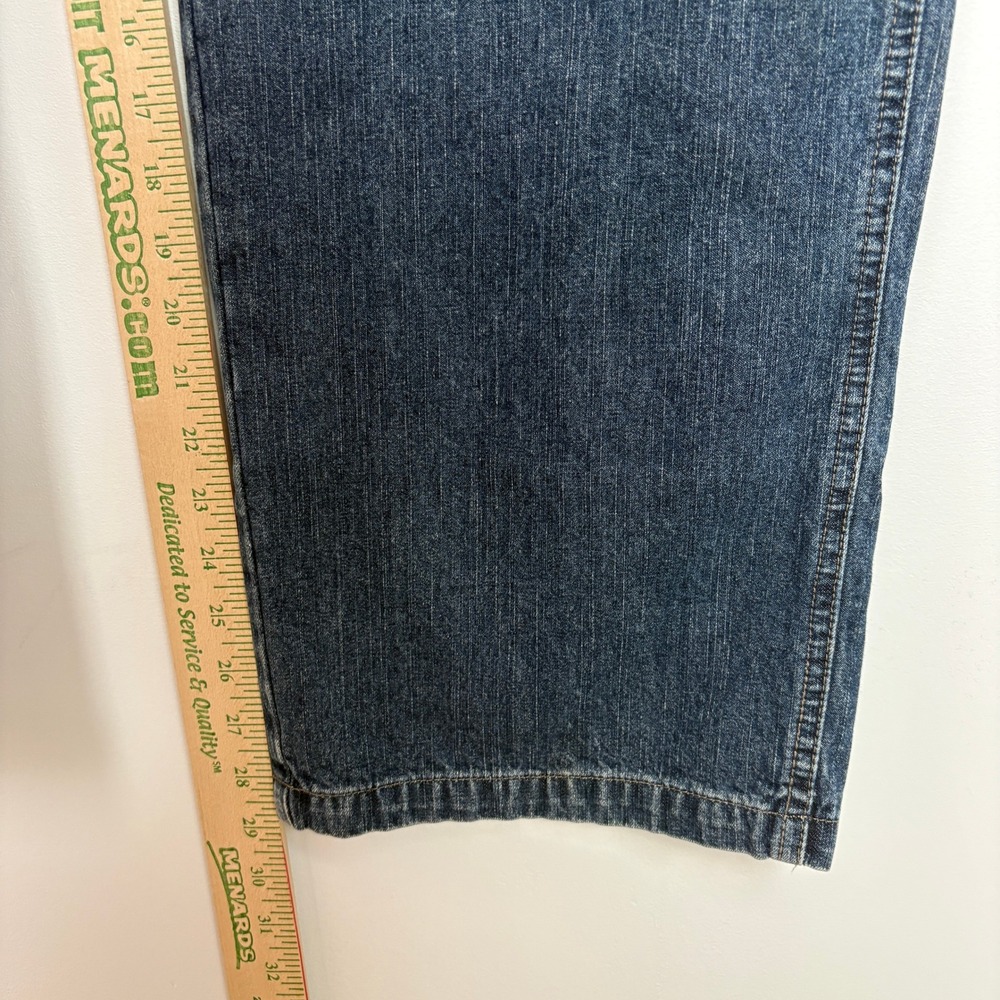 Wrangler Men Cargo Jeans 34x30 Blue Denim Utility Workwear Relaxed Western Baggy - Picture 10 of 14